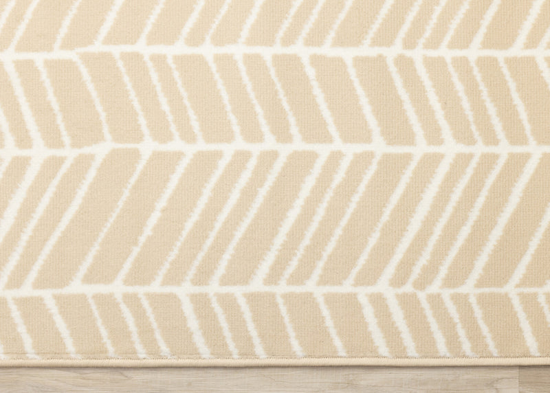 Florence Herringbone Patterned Indoor Area Rug - 4'7\" x 6'7\"