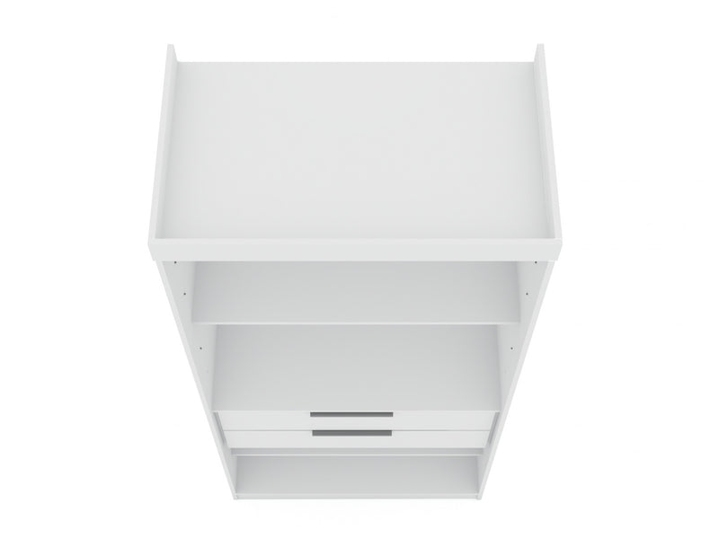 Mulberry Contemporary Modern 36\" Wardrobe Closet in White