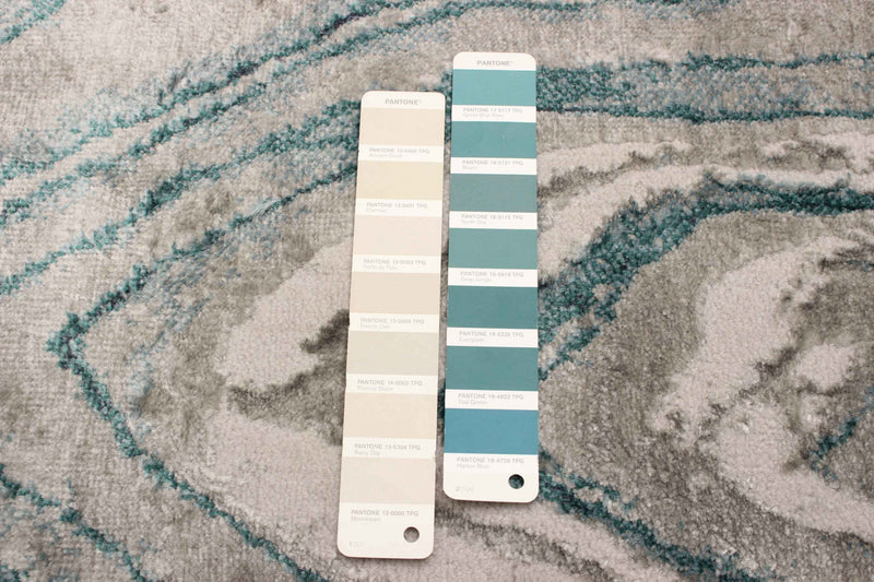 Zhara Teal Area Rug - 8'0\" x 10'0\"