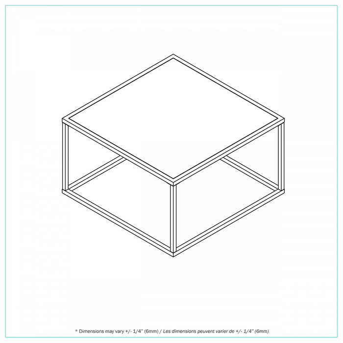 Muse Square Table Marble Top