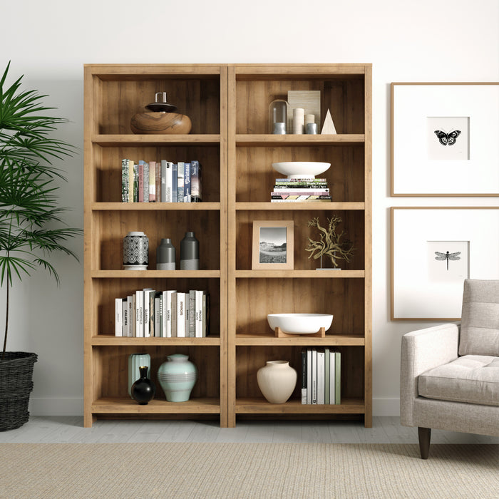 Prepac Moda Bookcase - Natural Oak
