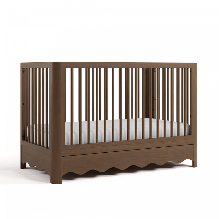 Storkcraft Casablanca Deluxe 5-in-1 Convertible Crib with Drawer - Hazelnut
