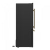Forno Milano Espresso 31 Inch Bottom Freezer, Black, 17.2 cu.ft. - FFFFD1785-31BLK | Refrigerateur Milano Espresso de 31 po avec congelateur inferieur, noir, 17,2 pi³ – FFFFD1785-31BLK