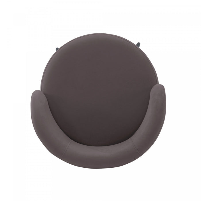 Kaya Modern Wood Velvet Dining Chair in Gray - Set of 2