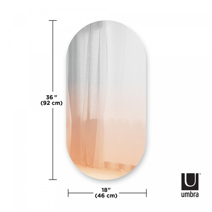 Umbra Misto Oval Mirror - Copper