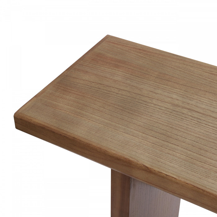 Emma 59.25\" Farmhouse Style Sofa Table for Entryway - Antique Brown