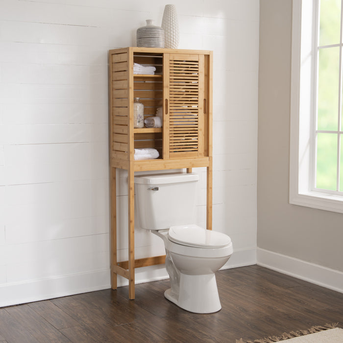 Bracken Bamboo Space-Saver Accent Cabinet - Natural