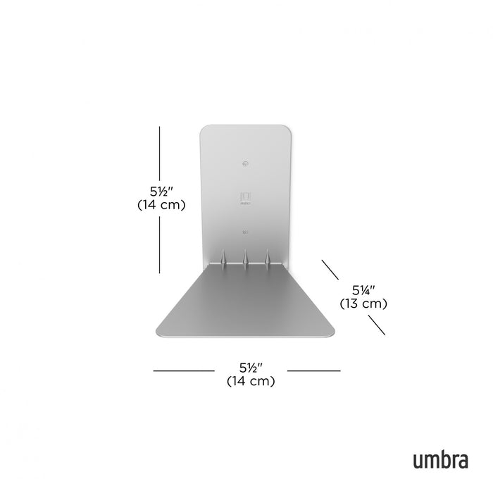 Umbra Small Modern Silver Steel Conceal Shelf - Set of 3