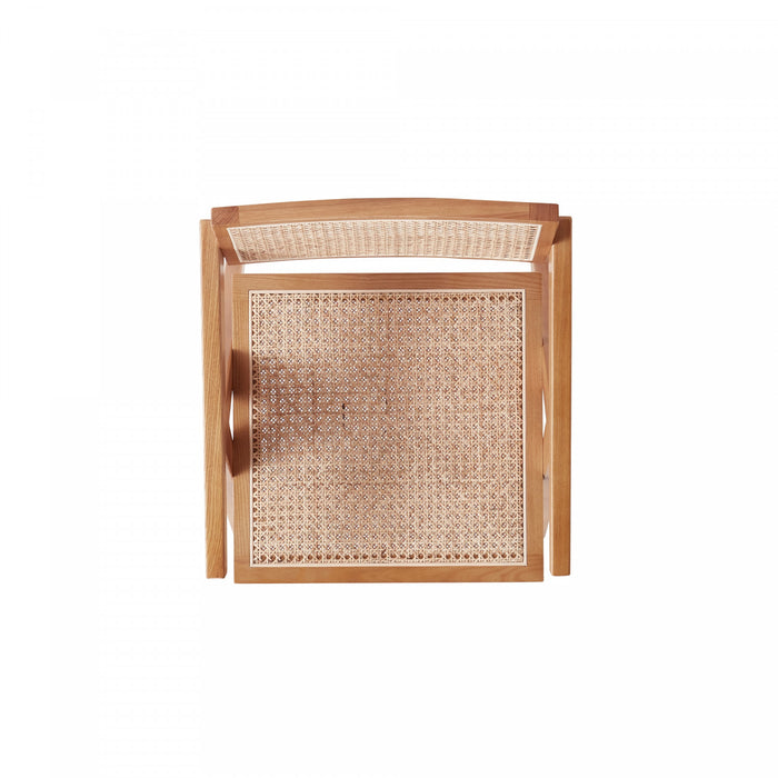 Hamlet Industry Chic Wood Armchair in Natural - Set of 2 Dining Chair