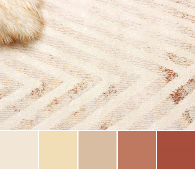 Lana Ivory Area Rug - 5'0\" X 8'0\" 