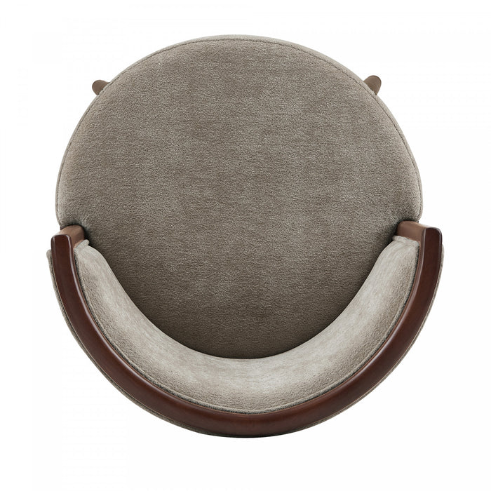 Evalyn Modern Wood Upholstered Counter Stool in Cream - Set of 2