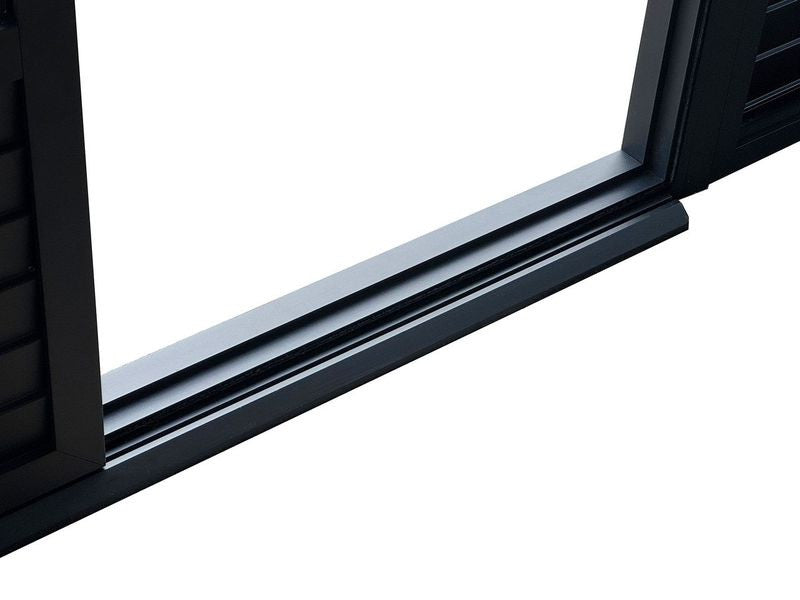 Florence - Wall Mounted Solarium 10x12 Metal Roof In Black