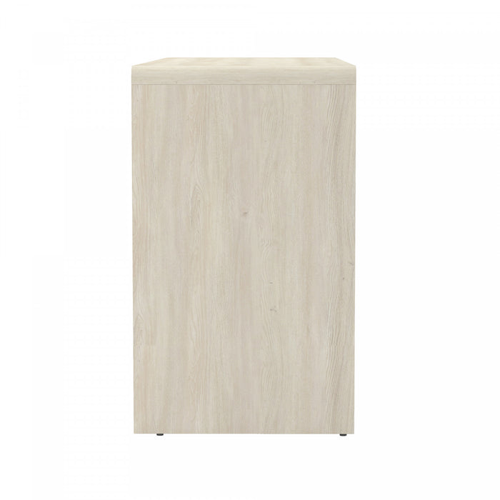 Novara Contemporary 60\" Sideboard in Whitewashed Oak (4-Door)