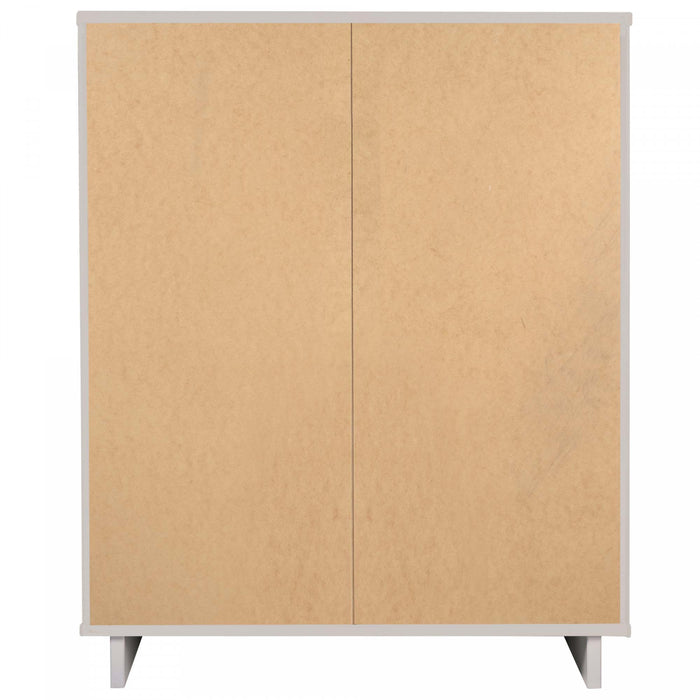 Granville Modern 38\" Chest in Light Gray (5-Drawer)