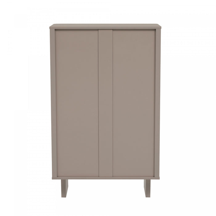 Ella Modern 32\" Accent Cabinet in Mocha