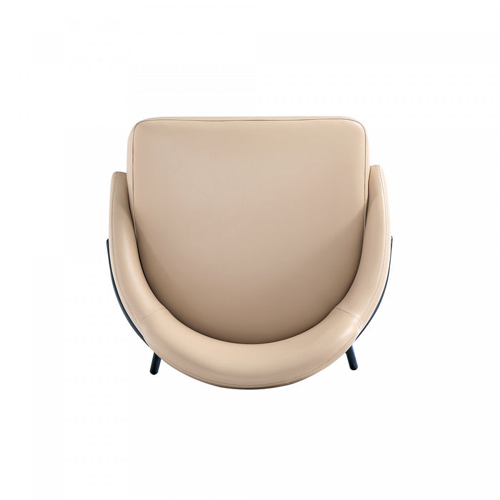 Gracie Modern Metal Upholstered Counter Stool in Tan and Black - Set of 3