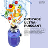 BrightDIAMOND 1HP Quietest Waste Disposer, LED Cabinet Light, Corded & Air Switch, Amethyst - WDD100TA1AM Food Disposer | BrightDIAMOND 1HP Broyeur ultra-silencieux, DEL sous armoire, cordon/interrupteur, Amethyste-WDD100TA1AM