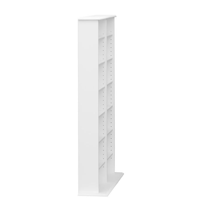 Prepac Double Width Wall Storage Bookcase - White