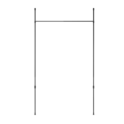 Umbra Anywhere Matte Black Expandable Curtain Rod and Room Divider - 36"-66" | Tringle à rideaux et séparateur de pièce extensible Anywhere de Umbra noir mat - 36 po à 66 po