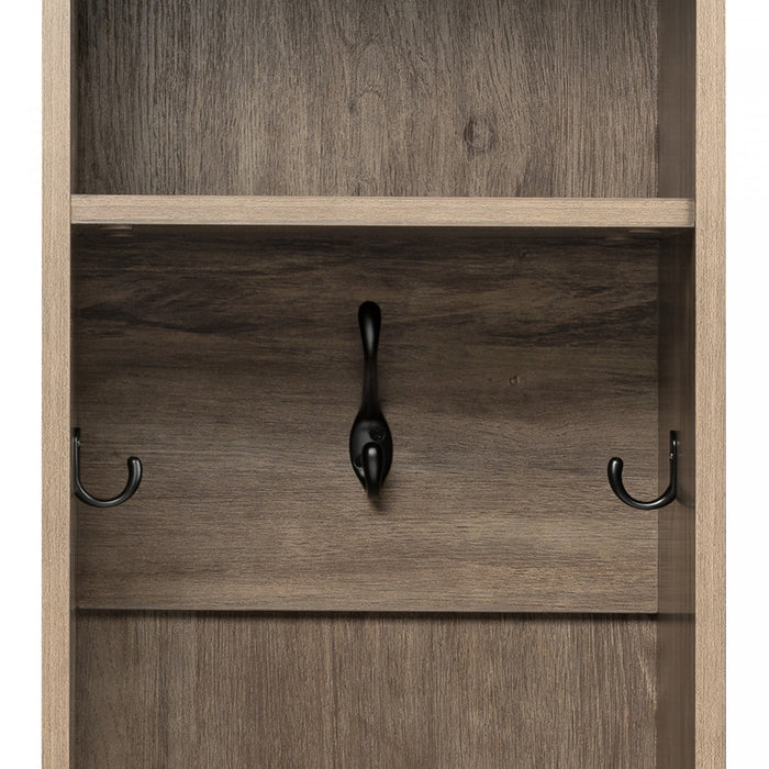 Narrow Entryway Organizer - Drifted Grey