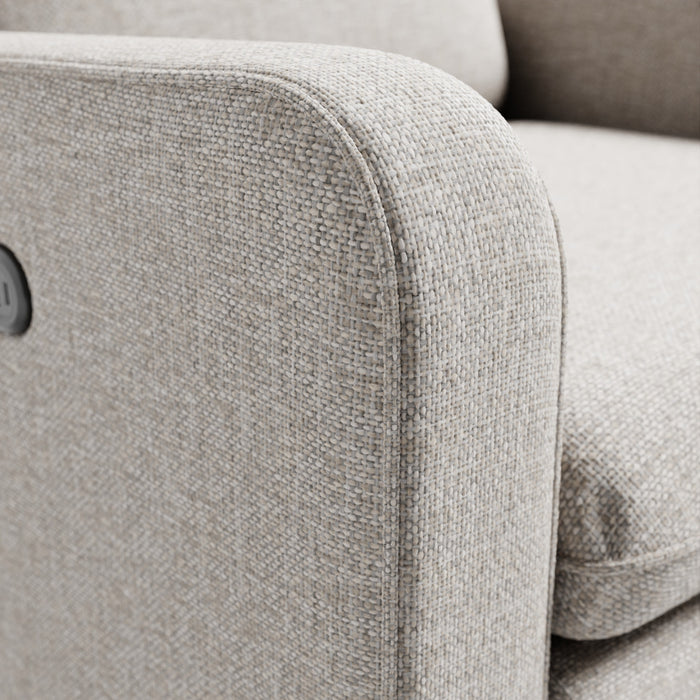 Graco Teddi Power Recliner - Dune Basketweave
