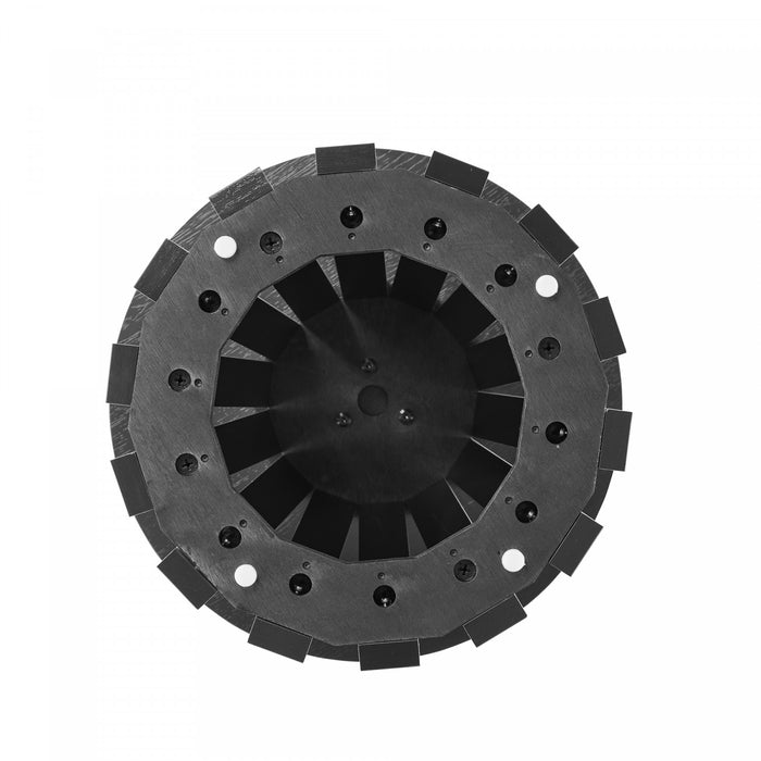 Layla Scandinavian Modern End Table in Black - Set of 2