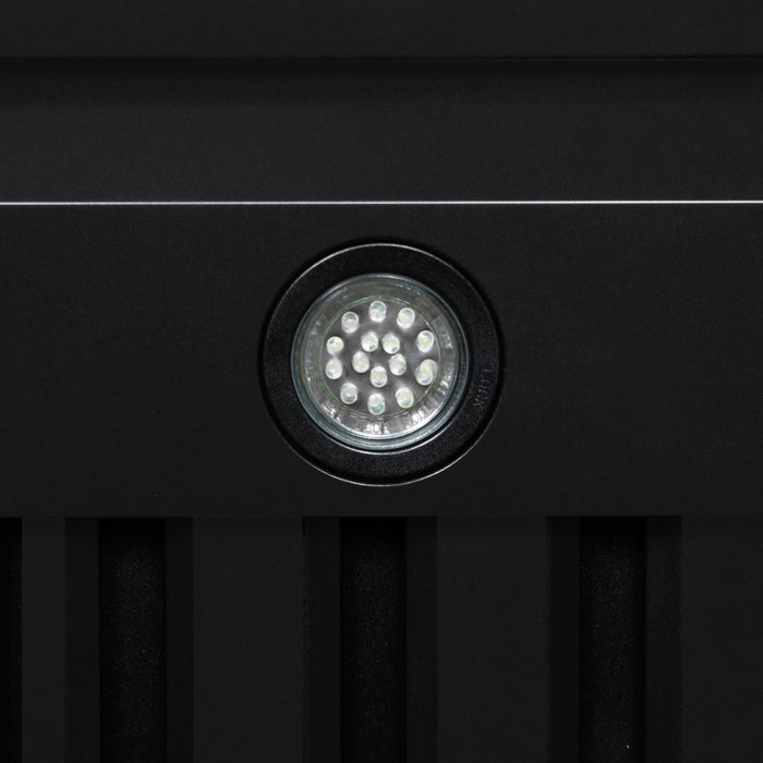 Forno Ambassador 48\" Range Hood, Black, 304 CFM, 3 speeds, Remote Control - FRHWM5099-48CPBLK