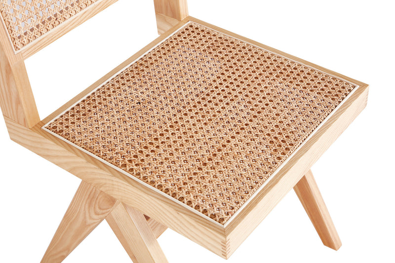 Hamlet Industry Chic Wood Dining Chair in Natural - Set of 4