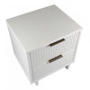 Granville Modern 18" Nightstand in White (2-Drawer) - Set of 2 | Table de nuit Granville Modern 18" en blanc (2 tiroirs) - Lot de 2