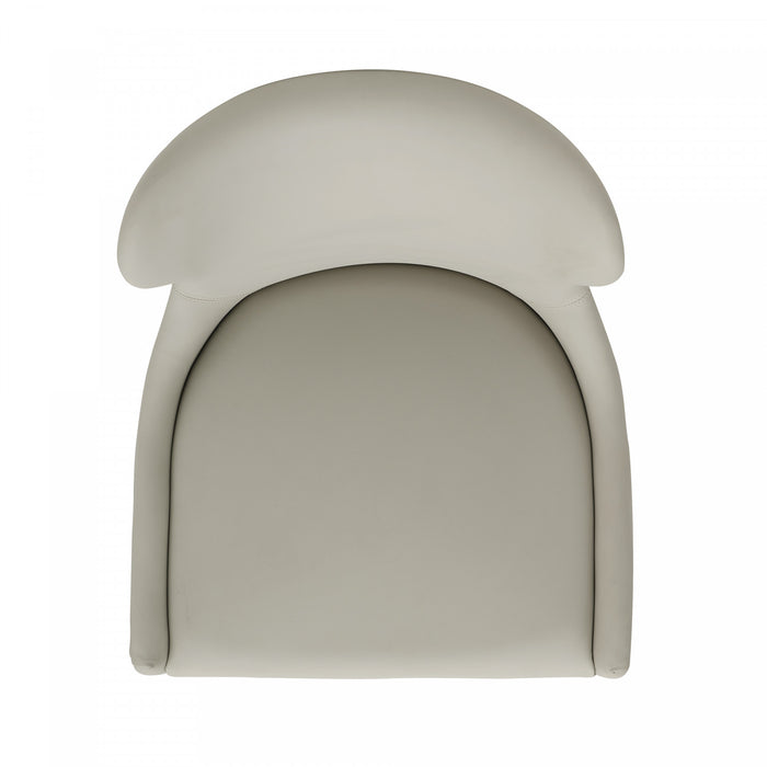 Blair Modern Wood Upholstered Barstool in Stone - Set of 3 Bar Stool