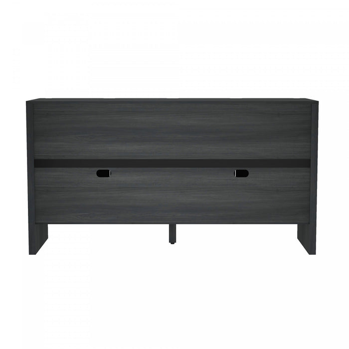 Linda Modern 60\" Sideboard in Charcoal Gray Buffet