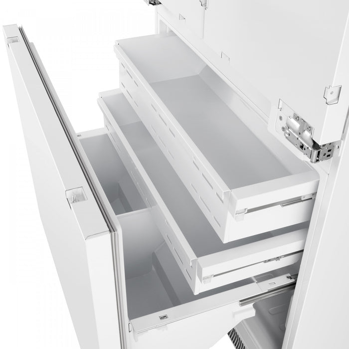 Forno Rivestito 36 Inch Stainless Steel French Door Refrigerator, Energy Star Certified - FFRBI1811-36