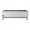 FORNO Commerciale 36 Inch Gas Hotplate with 6 Burners, 156,000 BTU, Stainless Steel - FCMHP0079-36 | Plaque de cuisson a gaz Commerciale de 36 po avec 6 bruleurs, 156 000 BTU, acier inoxydable – FCMHP0079-36