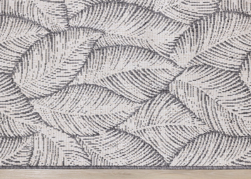 Brooke Leaf Pattern Outdoor Area Rug - 7'10\" x 11'2\"
