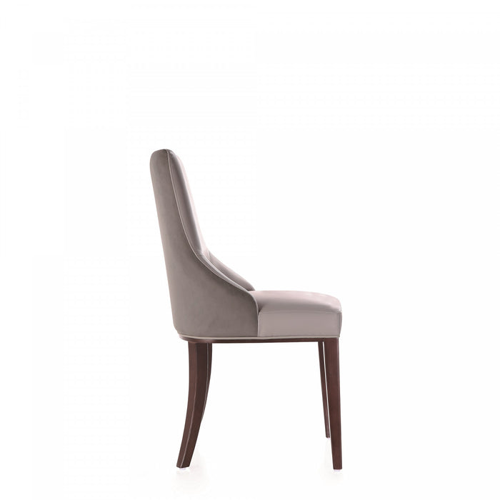 Shubert Modern 6-Piece Dining Chair Set in Light Gray