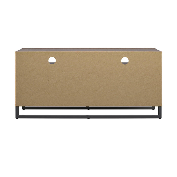 Dorel Home Mixed Material TV Stand for TVs up to 54\" - Distressed Grey Oak