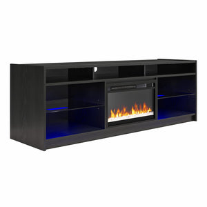 Ameriwood Home Luna Electric Fireplace TV Stand for TVs up to 75