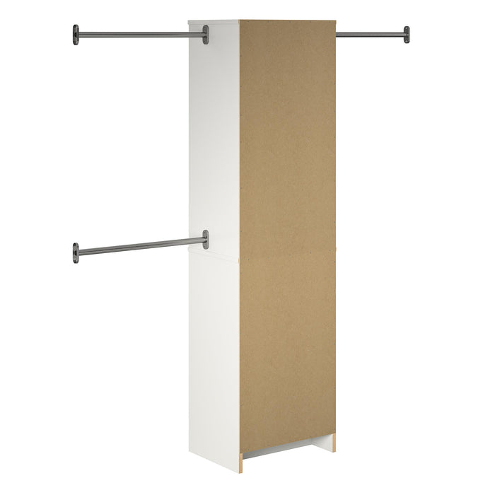 Dorel Home Beckett Closet Storage Organizer - White