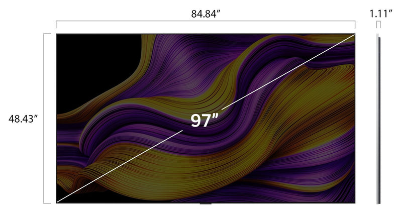 LG 97\" G5 OLED 4K UHD evo AI Smart webOS TV (OLED97G5WUA.ACC) - 2025 Model