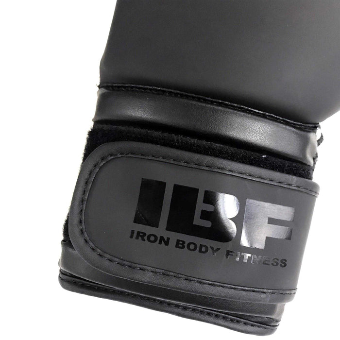 IBF Iron Body Fitness 'Blackout Series' Boxing Gloves - 14 Oz