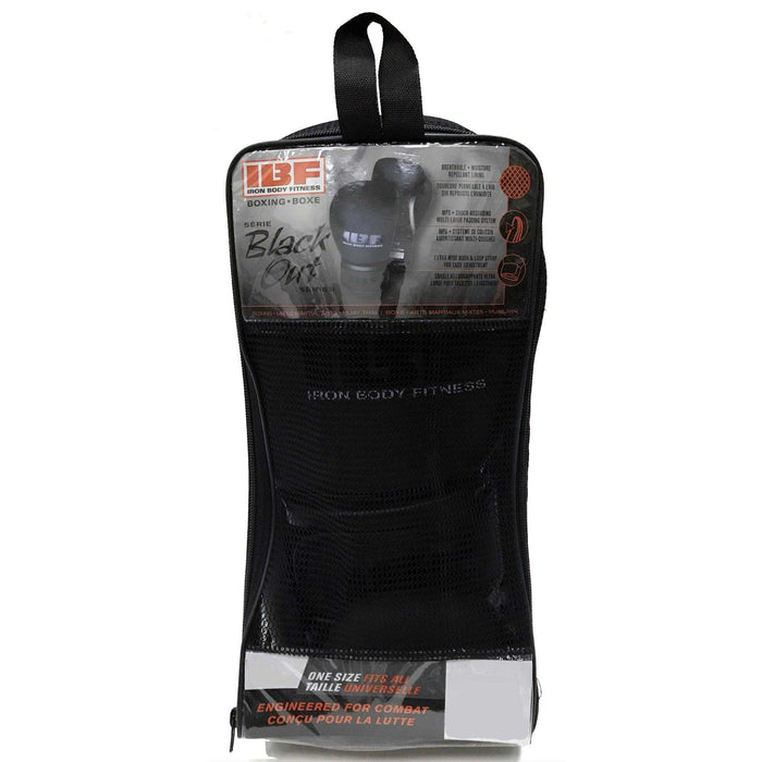 IBF Iron Body Fitness 'Blackout Series' Boxing Gloves - 14 Oz