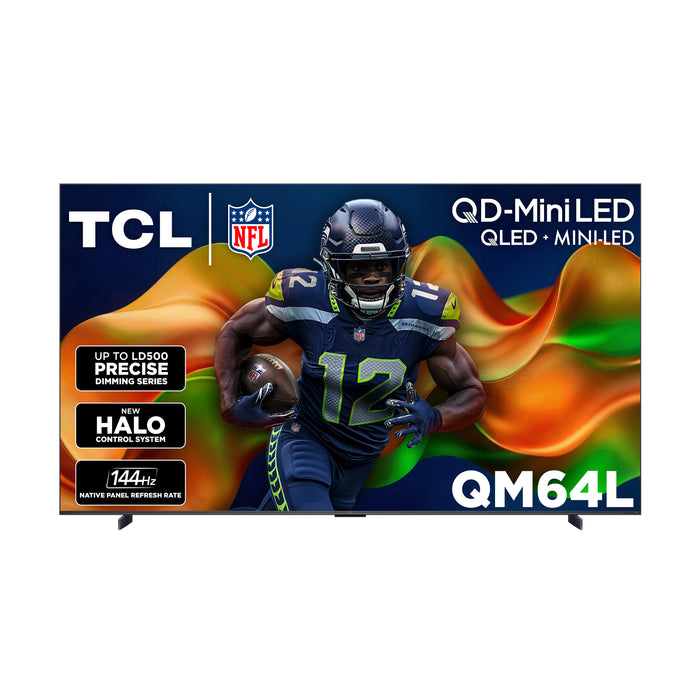 TCL 98\" QM64L QD Mini-LED 4K Smart Fire TV (98QM64L) - 2026 Model