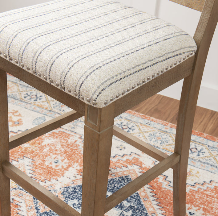 Emmy Fabric Barstool - Grey