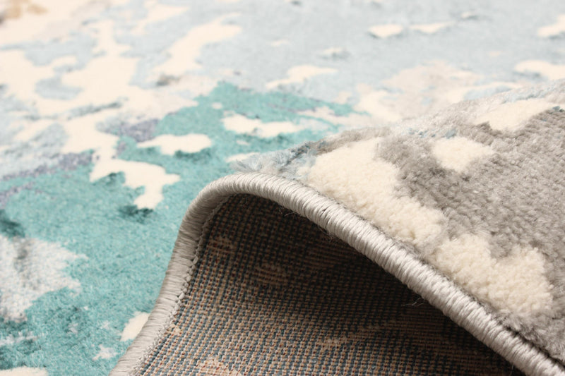 Aura Teal Area Rug - 5'0\" x 8'0\"