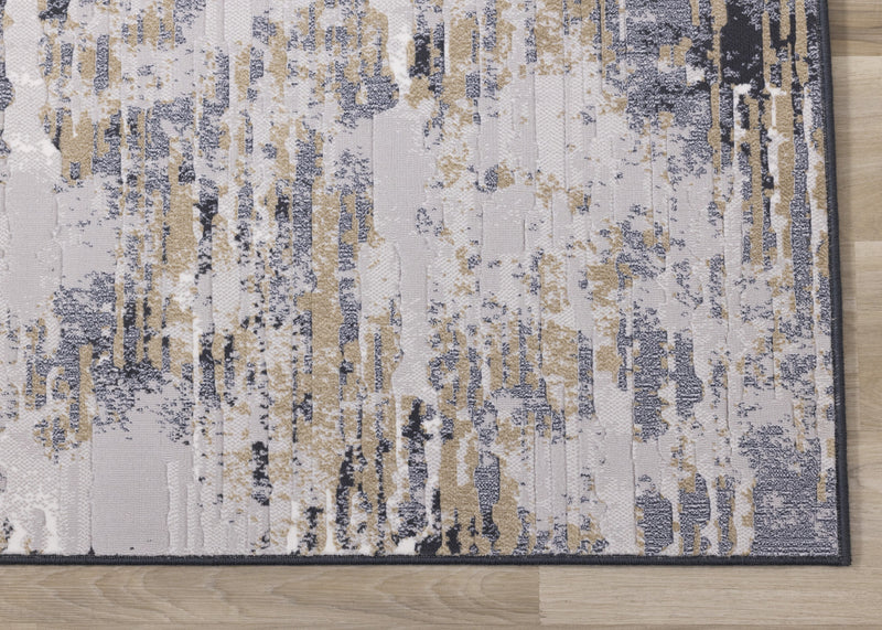 Isabelle Distressed Blue Area Rug - 5'3\" x 7'7\"