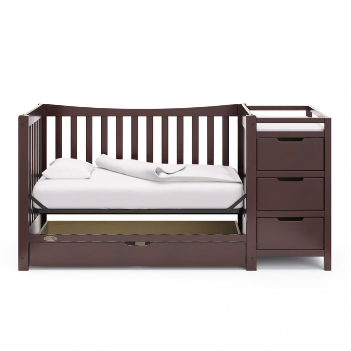 Graco Remi 4-in-1 Convertible Crib and Changer - Espresso