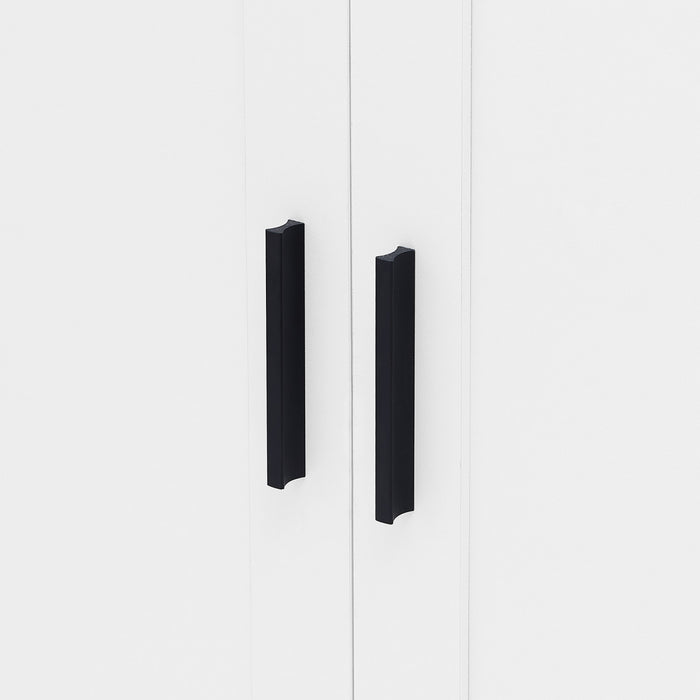 Liam Multi-Functional Storage Cabinet with Doors and Adjustable Shelves,White Accent Cabinet