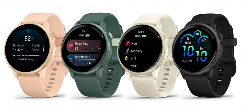 Garmin Vivoactive 6 Pink Dawn Everyday Smartwatch - Lifestyle Tracker, Morning Report, Meditation Tracking, Women's Health, On-Wrist Texting