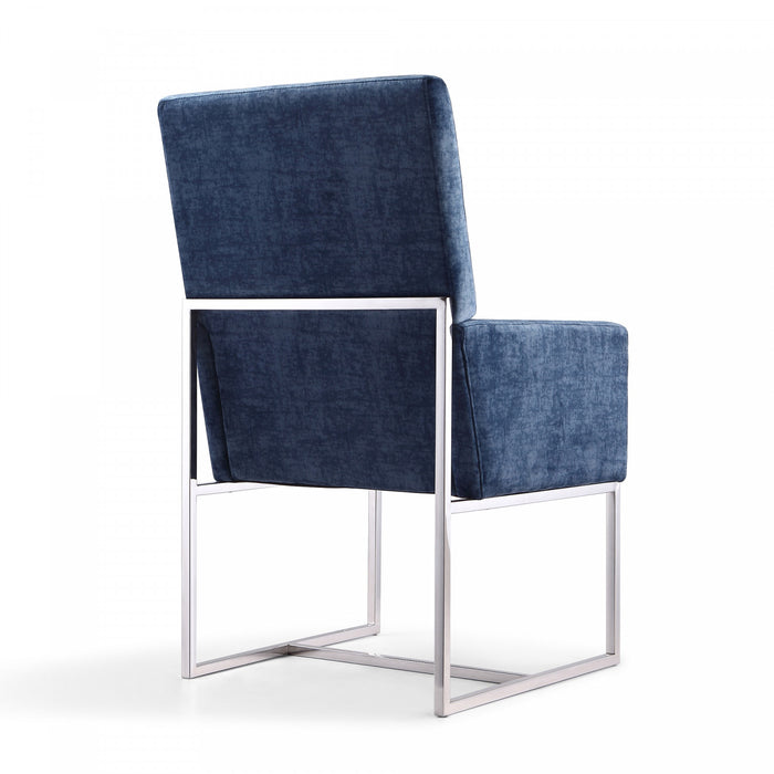 Element Modern 8-Piece Dining Chair Set in Blue