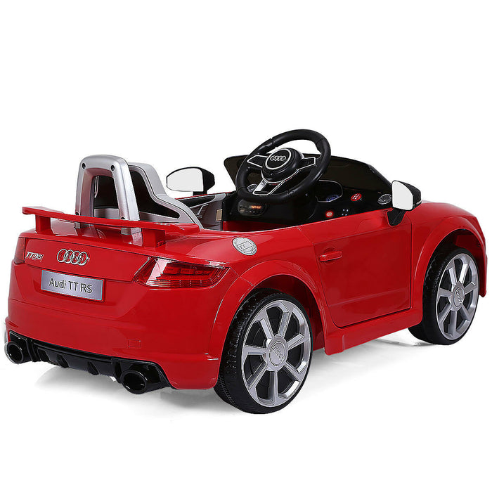 12v Audi Tt Rs Electric Kids Ride On Car Licensed Remote Control Mp3